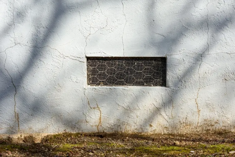 foundation-ventilation Animal Poop in Attic Insulation. We are Dayton Wildlife Control Experts.
